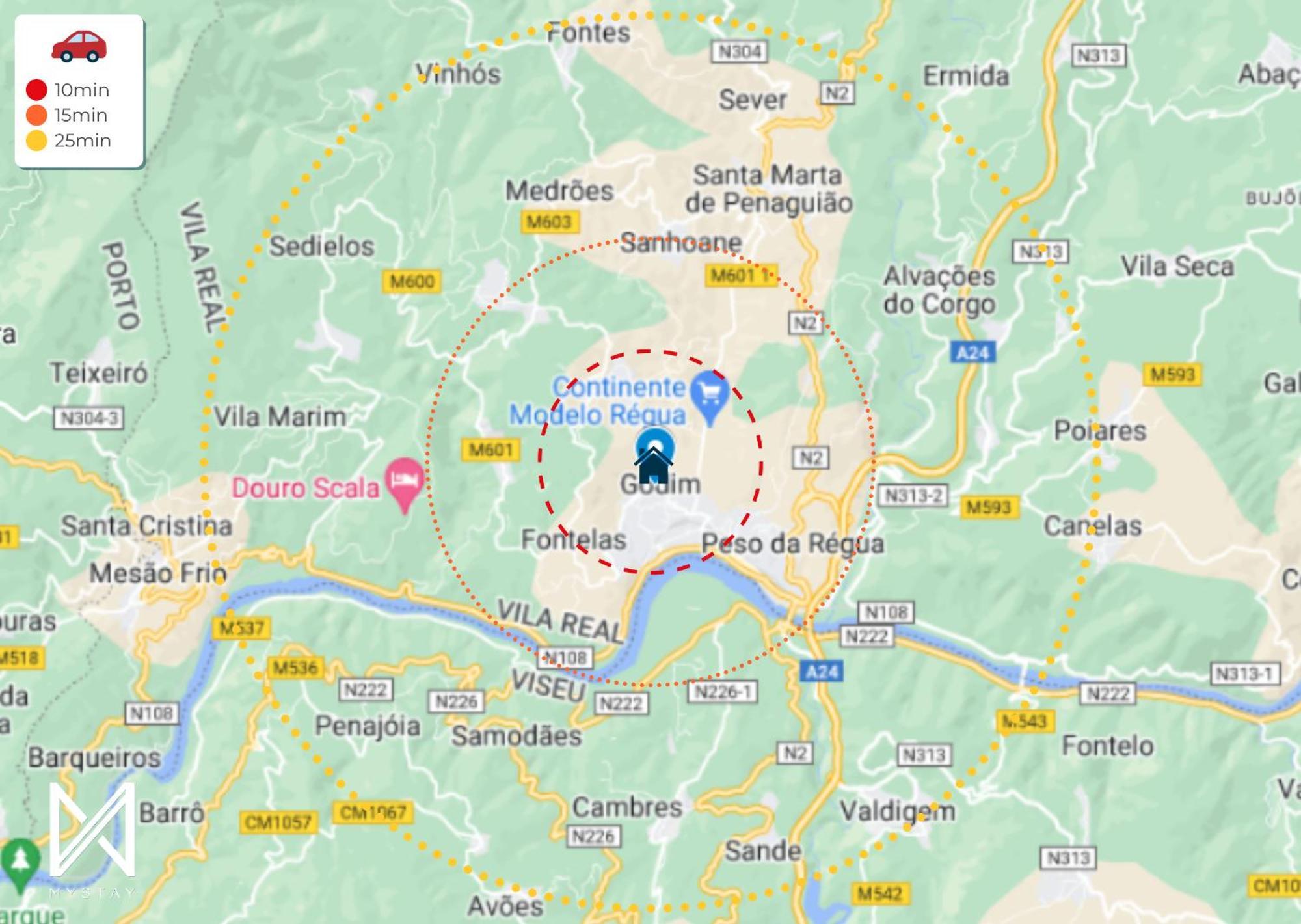 Mystay - Oliveira Douro House Peso da Régua Esterno foto